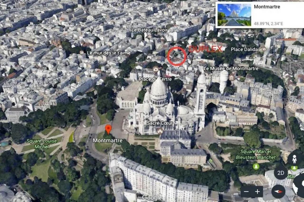 Apartamento Luxurious Duplex - Top Of Montmartre París